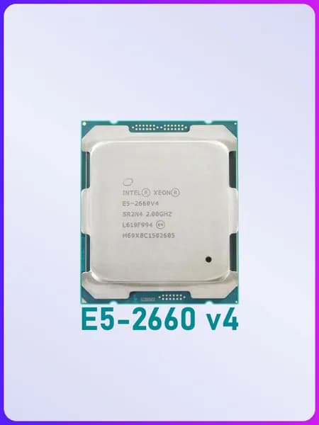 Intel Серверный процессор S2011-3 Intel Xeon E5-2660 v4 2,0-3,2GHz, 14 ядер, 28 потоков, 35mb, TDP 105W, IMC 2400MHz OEM (без кулера)