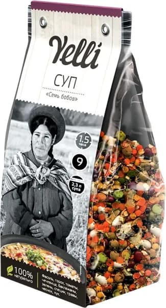 Суп YELLI Семь бобов, 250 г / Суповая смесь