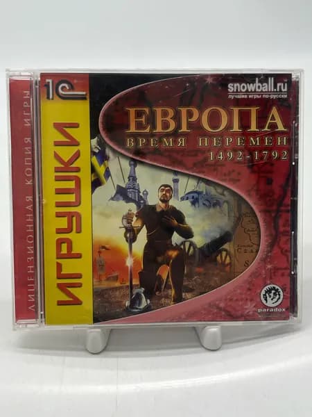 Европа Время перемен 1492-1792 / Виниажный диск с игрой для ПК, лицензия