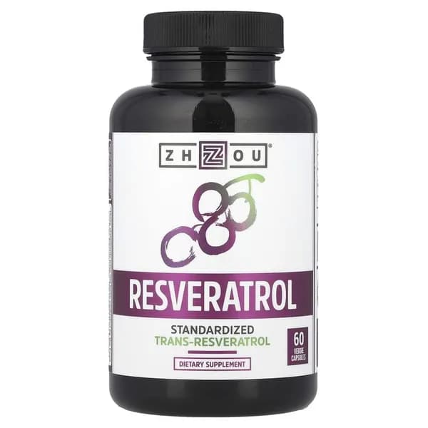 Zhou Nutrition Resveratrol Ресвератрол 1000 мг 60 капсул