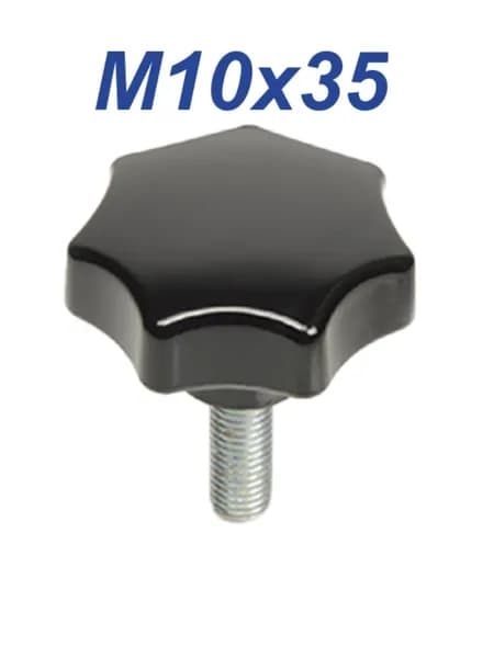 Звездообразная рукоятка бакелитовая M10x35 EMES BKC701035