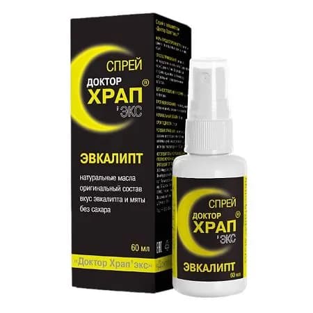 ДОКТОР ХРАП-ЭКС спрей (эвкалипт) 60мл