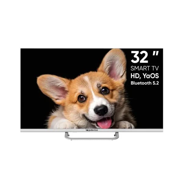 Topdevice Телевизор 32" HD, белый