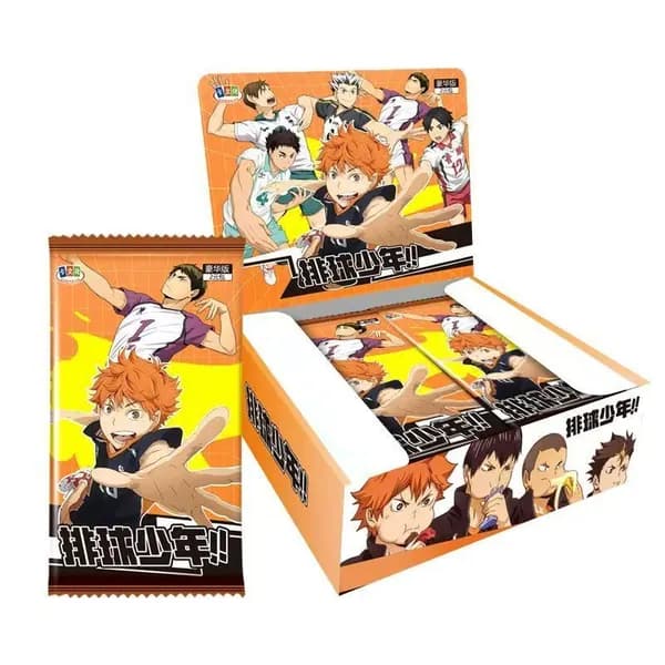 Хайкю!! коллекционные аниме карточки/Haikyu!! anime cards collectibles 3 packaging Упаковка 5 листов в упаковке