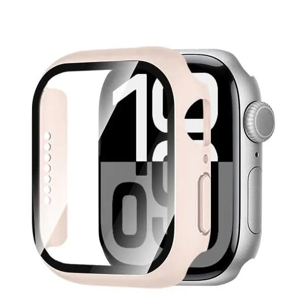 Защитный чехол стекло на часы Apple Watch 44 mm, Стекло на Апл Вотч 4, 5, 6, SE