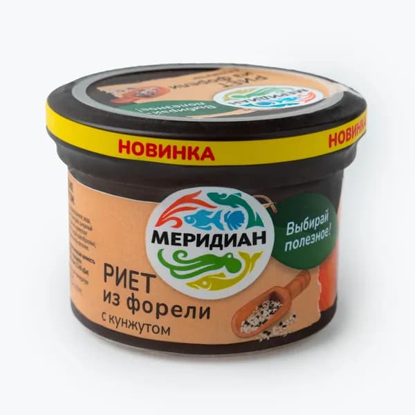 Риет из форели с кунжутом 100 г, Меридиан
