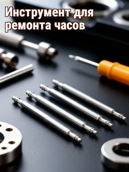 Набор пружинных штырей из нержавеющей стали 18 мм для крепления ремешка часов, 4 шт серебристых