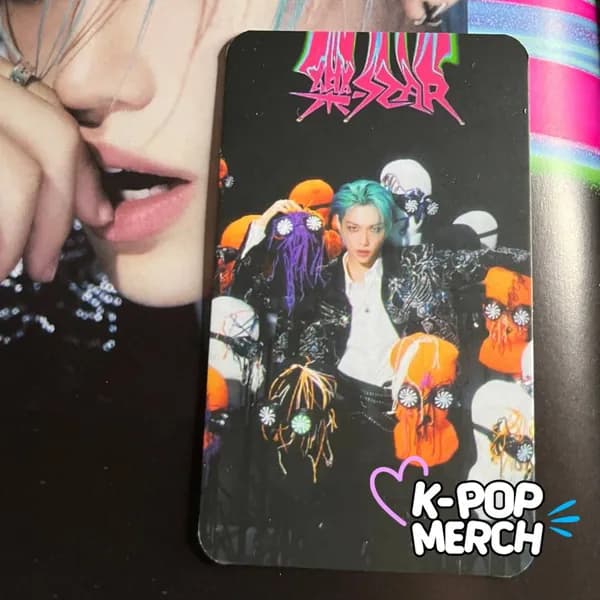 Stray Kids карточка Rock Star Photocard фотокарта Felix