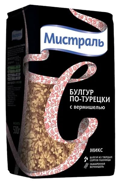Мистраль Булгур По-Турецки с вермишелью, 500 г
