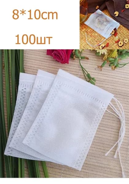 Фильтр для чая, кофе 8x10 см, 100 шт