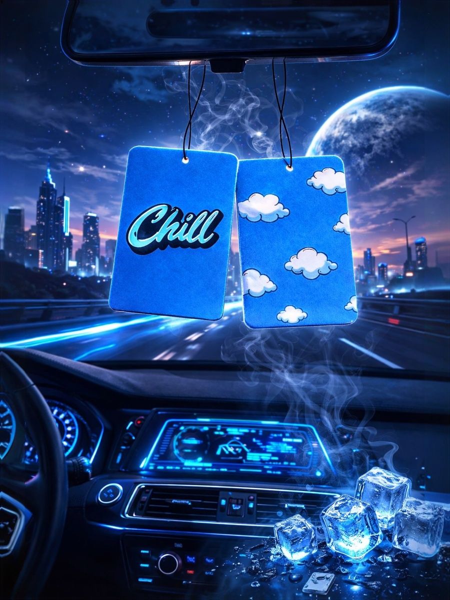Ароматизатор автомобильный картонный Chill (Атлантик)
