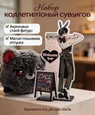 Акриловый стенд (подставка) Иван из серии Alien Stage (), коллекционная фигурка для рабочего стола, подарок для друга, 1 шт.