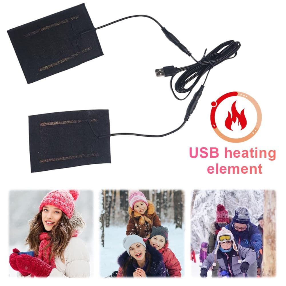 Универсальная USB-нагревательная пластина из углеродного волокна для перчаток и одежды