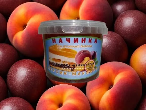 Конфитюр "Персик-маракуйя" (600г)