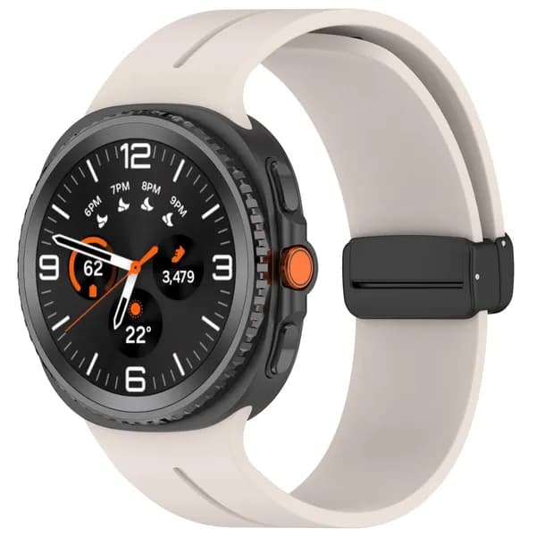 Ремешок для Samsung силиконовый для Samsung Galaxy Watch 8 / 8 classic,Магнитная пряжка