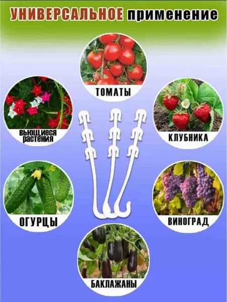 Кистедержатель крючок для подвязки растений томатов
