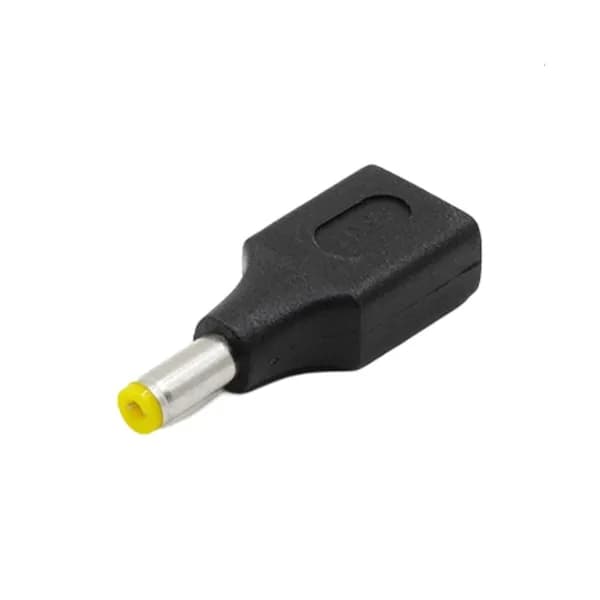 Универсальный наконечник для зарядки ноутбука USB (гнездо), черный, - От женщины до 5517 мужчин