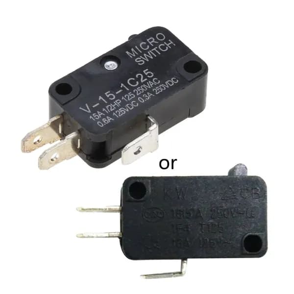 1 шт KW7-0C AC125V/250V 15A NO/NC SPDT кнопка нажатия кнопки Micro Limit Switch