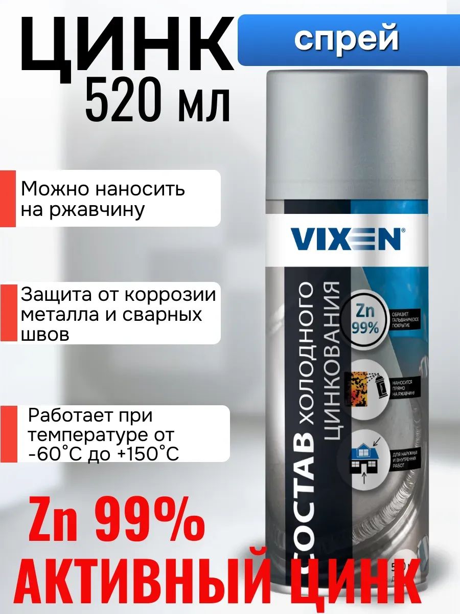 Состав холодного цинкования в баллончике