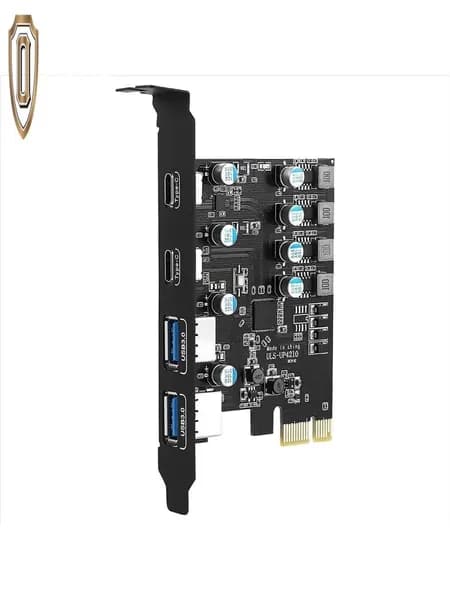 ( T R) 4 порта PCIE на карту расширения USB 3.0 Плата адаптера PCI Express совместим с настольного ПК, поддержка WindowsXP/7/8/10