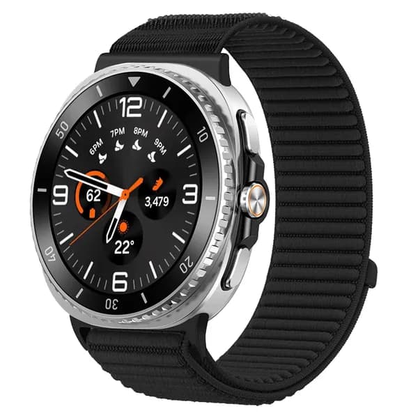 Спортивный нейлоновый ремешок для умных часов Samsung Watch 8 (40,44 мм), Watch 8 Classic (46 мм) воздухопроницаемый