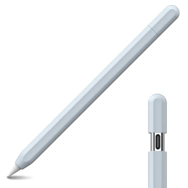 Подходит для чехла ручек APPLE PENCIL 3 (USB C)-светло-голубой
