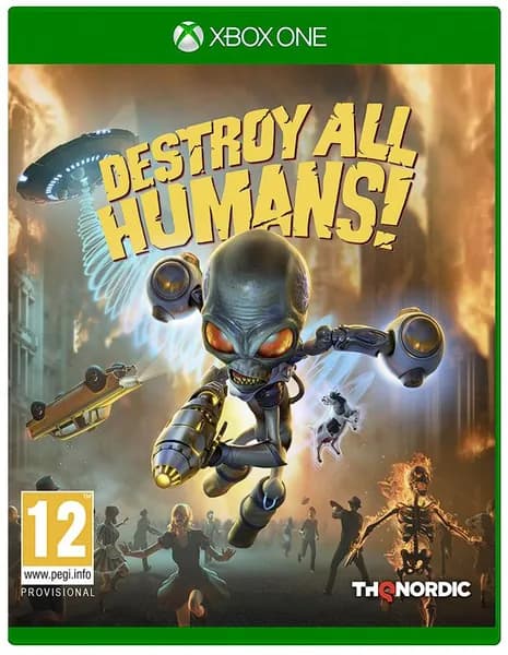 Игра для XBOX One / Series X Destroy All Humans (Диск) (Xbox Series, Xbox One, Русские субтитры)