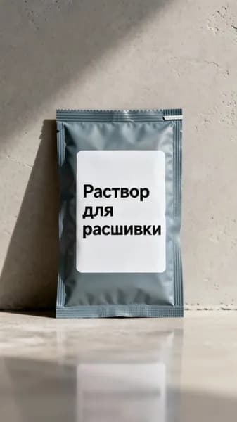 Раствор для расшивки