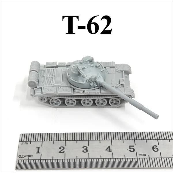 Миниатюрная модель танка в масштабе 1:144, напечатанная на 3D-принтере, из смолы, советские основные боевые танки Второй мировой войны T34/KV1 /IS2/T26, Россия Т72/Т80/Т90
