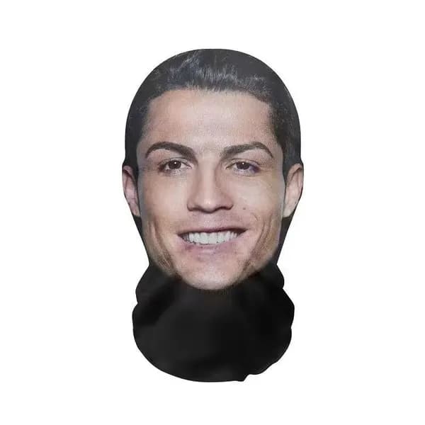 Карнавальная тканевая маска НА ЛИЦО Криштиану Роналду Cristiano Ronaldo