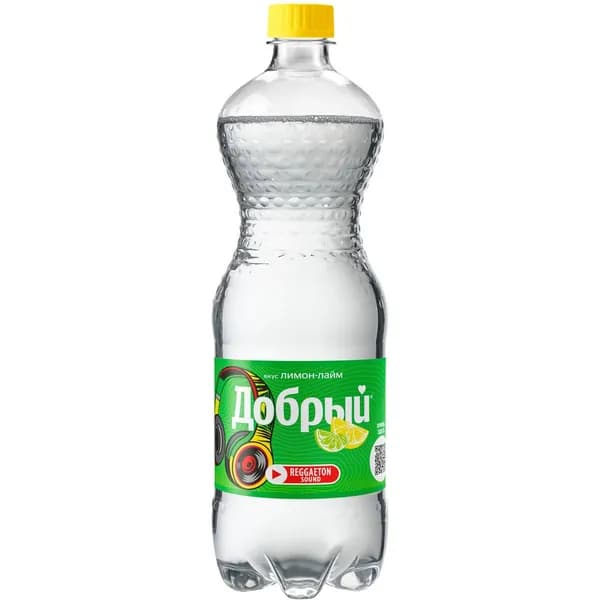 Газированный напиток Добрый Лимон-лайм, 1 л
