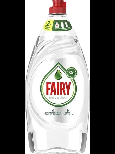 Средство для мытья посуды FAIRY Pure&Clean, 900мл