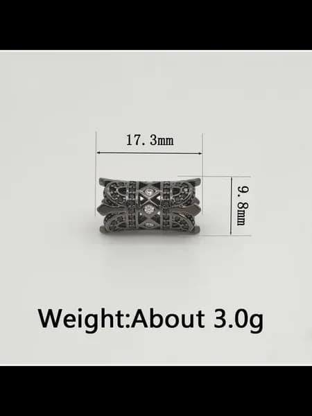 Бусина для бижутерии, 17.3x9.8 мм