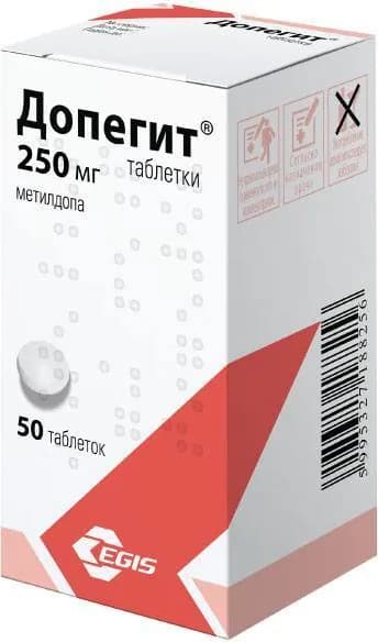 Допегит, таблетки 250 мг, 50 шт.