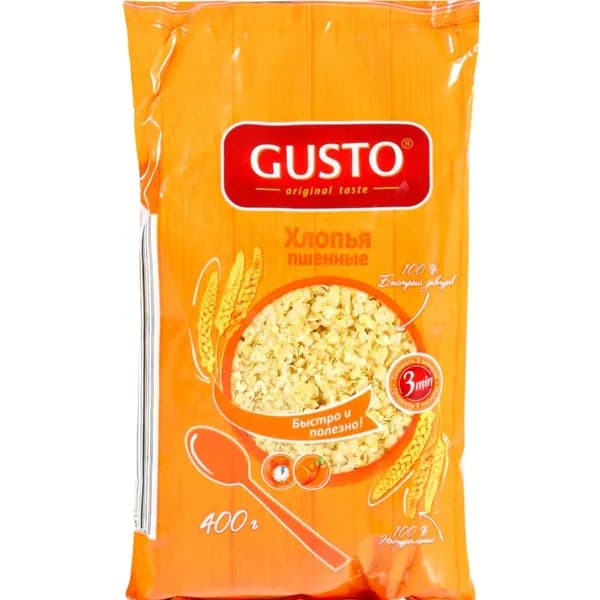 Gusto Хлопья пшенные, 400 г