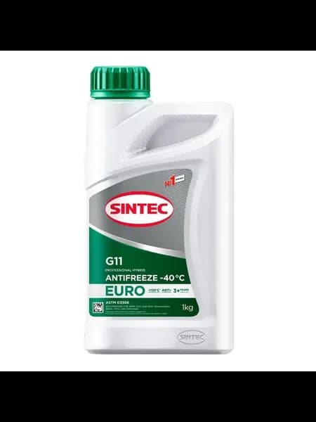 Антифриз готовый зеленый Euro G11 -40 1кг 990553