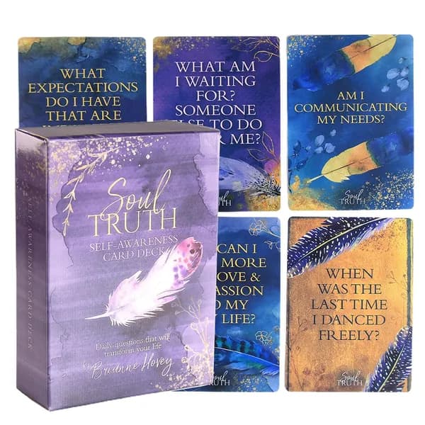 Полная Английская Колода Карт Souls Truth Self-Awareness, Таро Для Вечеринок, Настольная Игра, Гадание На Судьбу, Колода Карт Таро