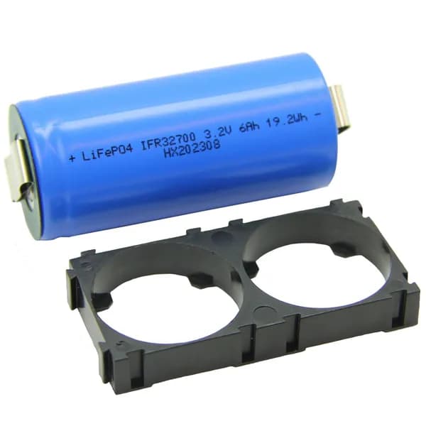 Аккумулятор LiFePO4 32700 6ah 3,2v под пайку с холдером 1 штука