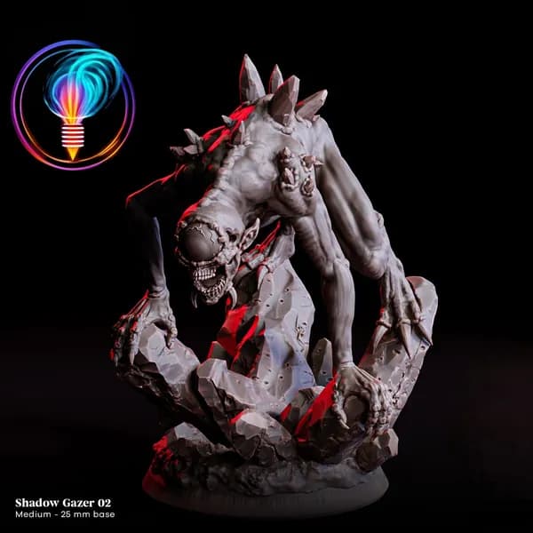 Фигурки для настольных игр, Теневой наблюдатель v 2, ДнД, Dangeon and Dragons, sci-fi, pathfinder. база 25mm