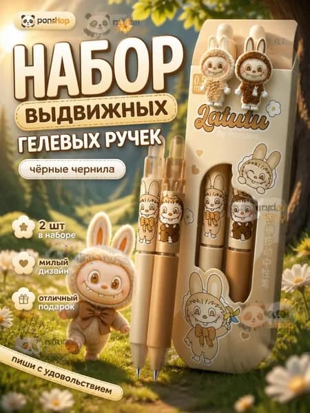 Ручка, цвет: Черный, 2 шт.