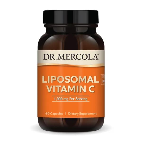 Dr. Mercola Liposomal Vitamin C - Мозг, сердце, глаза и иммунная поддержка - обеспечивает 1000 мг
