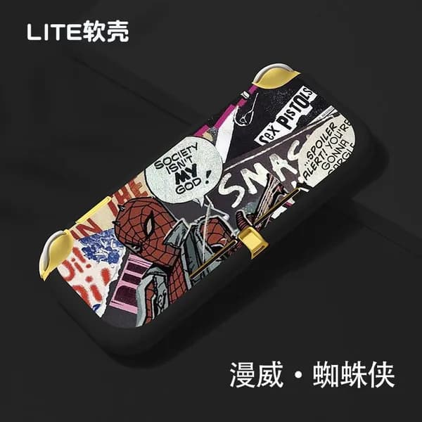 Чехол для Nintendo OLED матовый мягкий Marvel Spider-Man док-станции Switch Lite