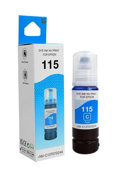 Чернила NV Print 115 (NV-C13T07D24A) для Epson L8160, L8180 (70 мл) голубые, в коробке
