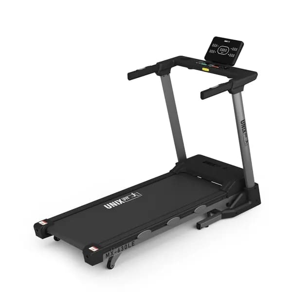 Беговая дорожка для дома UNIX Fit MX-630LE складная, беспроводная зарядка, домашний кардио тренажер, пиковая мощность 4.0 л.с., до 130 кг, полотно 135x45 см, 1.0-16 км/ч, 15 уровней наклона