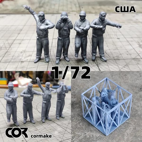Cor 1/72 сборная модель солдат