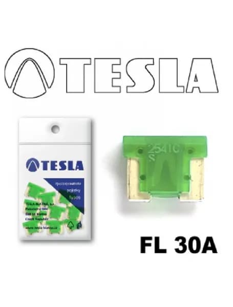 Предохранитель 30A микро TESLA 10шт. серия FL