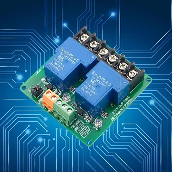 2-канальное релейное модуль 5В 30А, 5V