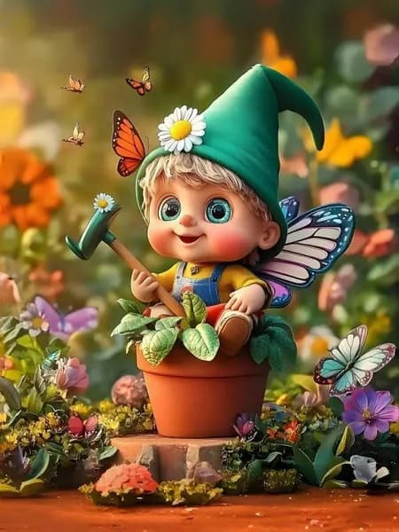 Фигурка садовая