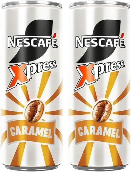 NESCAFE Xpress Карамельный Холодный Кофе 250 мл, упаковка из 2 штук идеальное решение для освежающего перерыва. Насладитесь экспертно отобранными кофейными зернами, нежным молоком и уникал