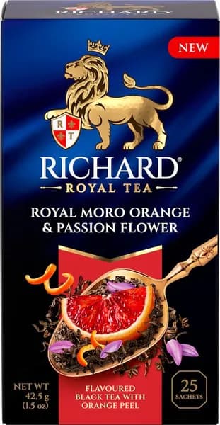 Чай черный RICHARD Royal Moro orange&Passion flower, 25пак